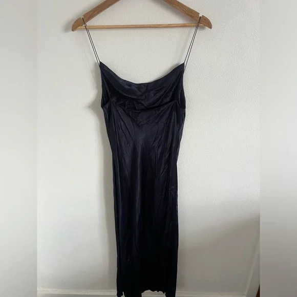 BEC AND BRIDGE MOONDANCE SLIP DRESS NAVY SIZE 4 - Picture 5 of 6